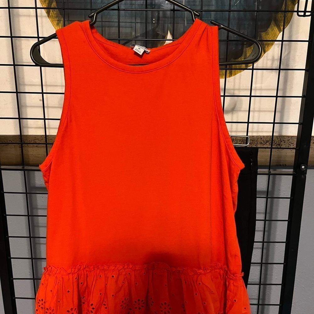 J. Crew Vibrant Orange Tank Top